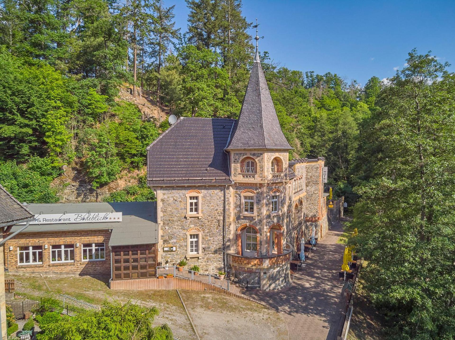 Hotel Bodeblick Thale Exterior foto