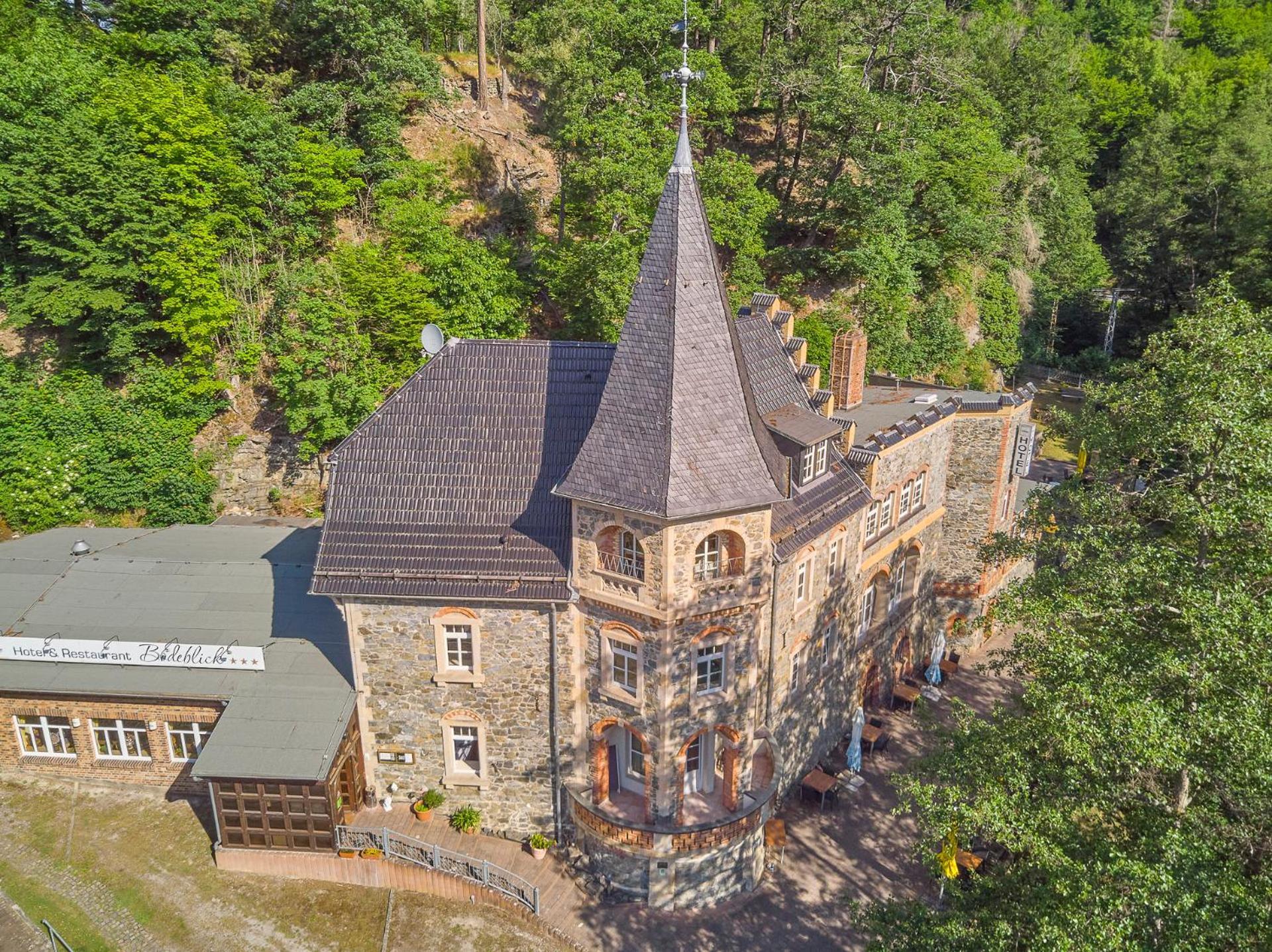 Hotel Bodeblick Thale Exterior foto
